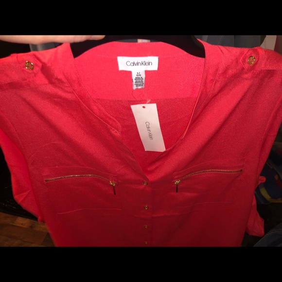 Calvin Klein Blouse Top - Picture 6 of 7